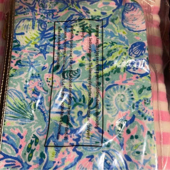 NIP/NWT LILLY PULITZER GWP Pouch Surf Blue Soleil it On Me New Bag - Picture 8 of 16